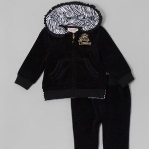 Juicy Couture velour track suit set